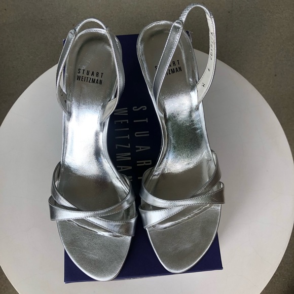 Stuart Weitzman Shoes - Stuart Weitzman Silver Heels